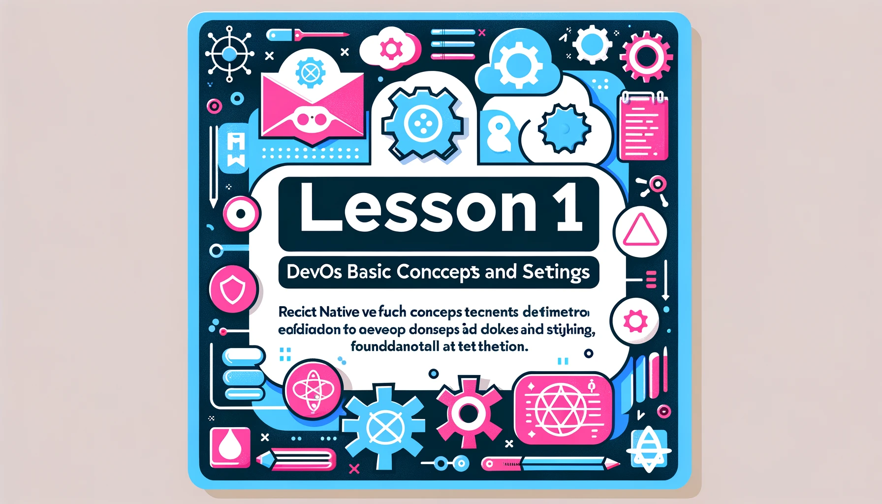 Lesson 1 - React Native DevOps basic concepts and settings